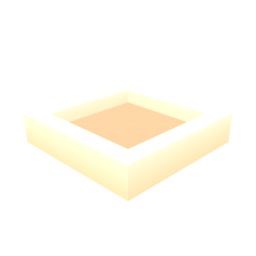 Roof Flat Border Center
